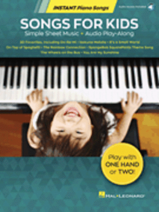 Book cover for Songs for Kids – Instant Piano Songs