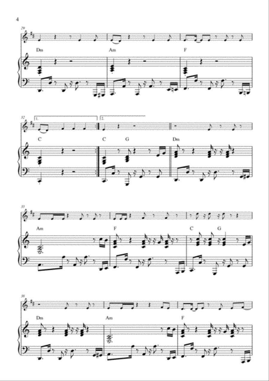 Don't Start Now Trumpet Solo scores gallery preview page 4