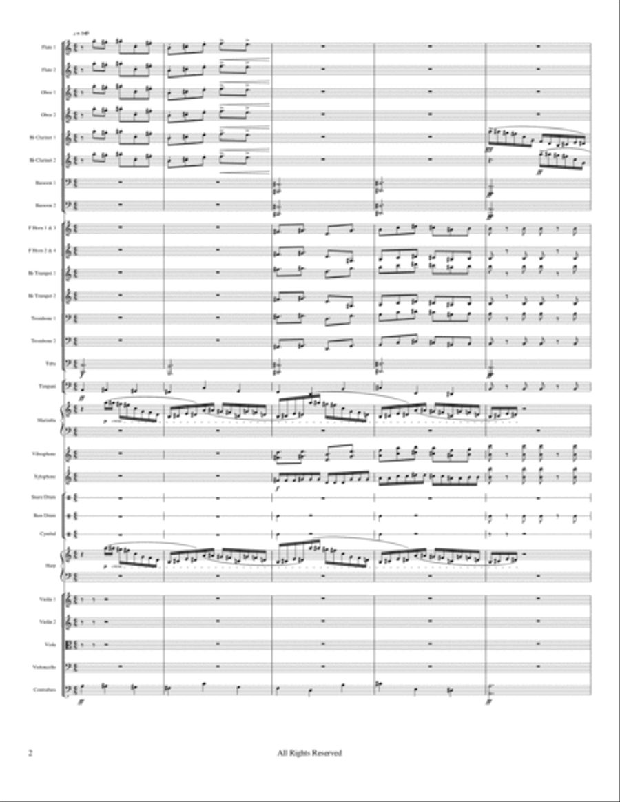 The Experiment Concert Band scores gallery preview page 2