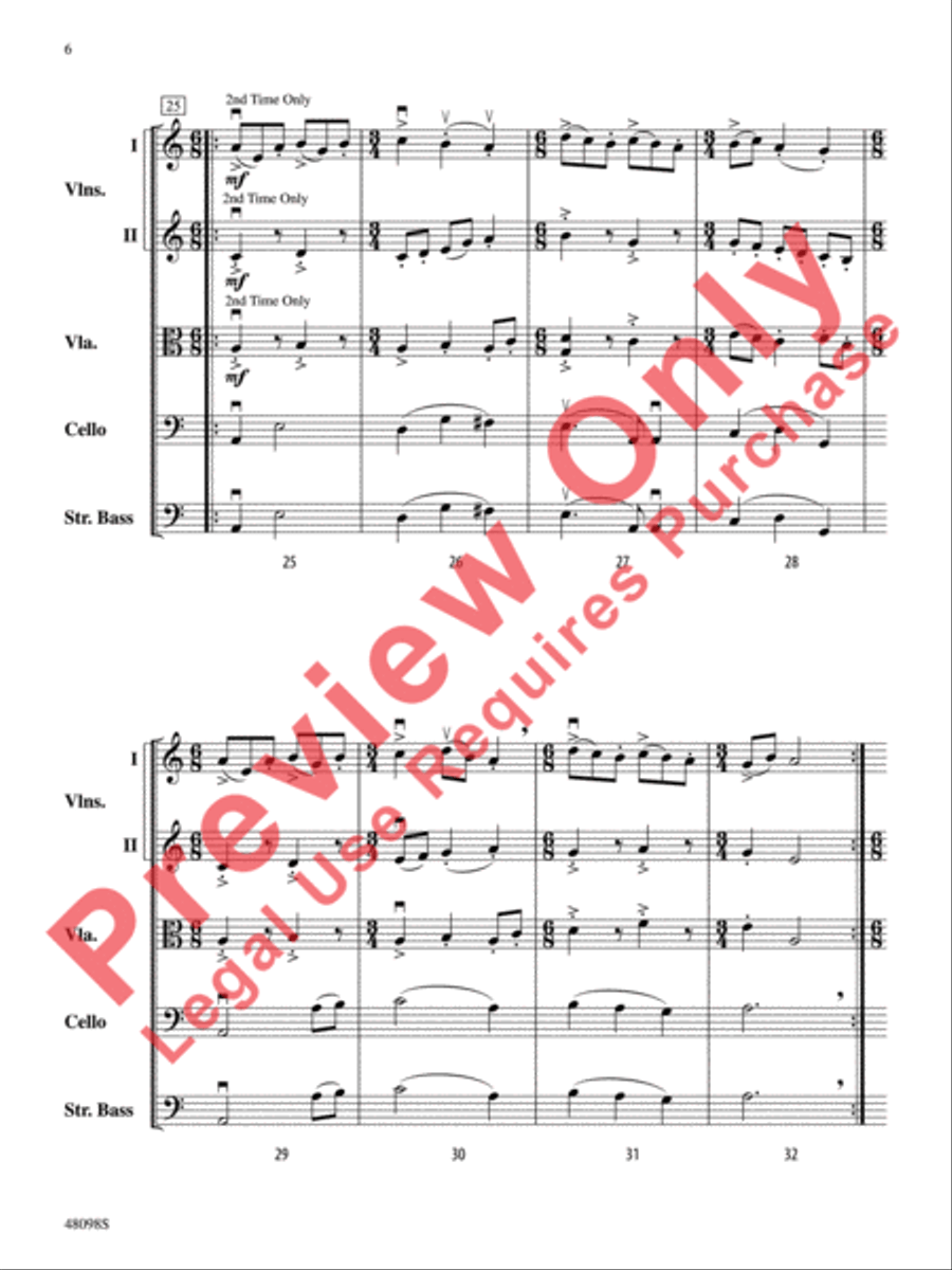 Aberrations String Orchestra scores gallery preview page 7