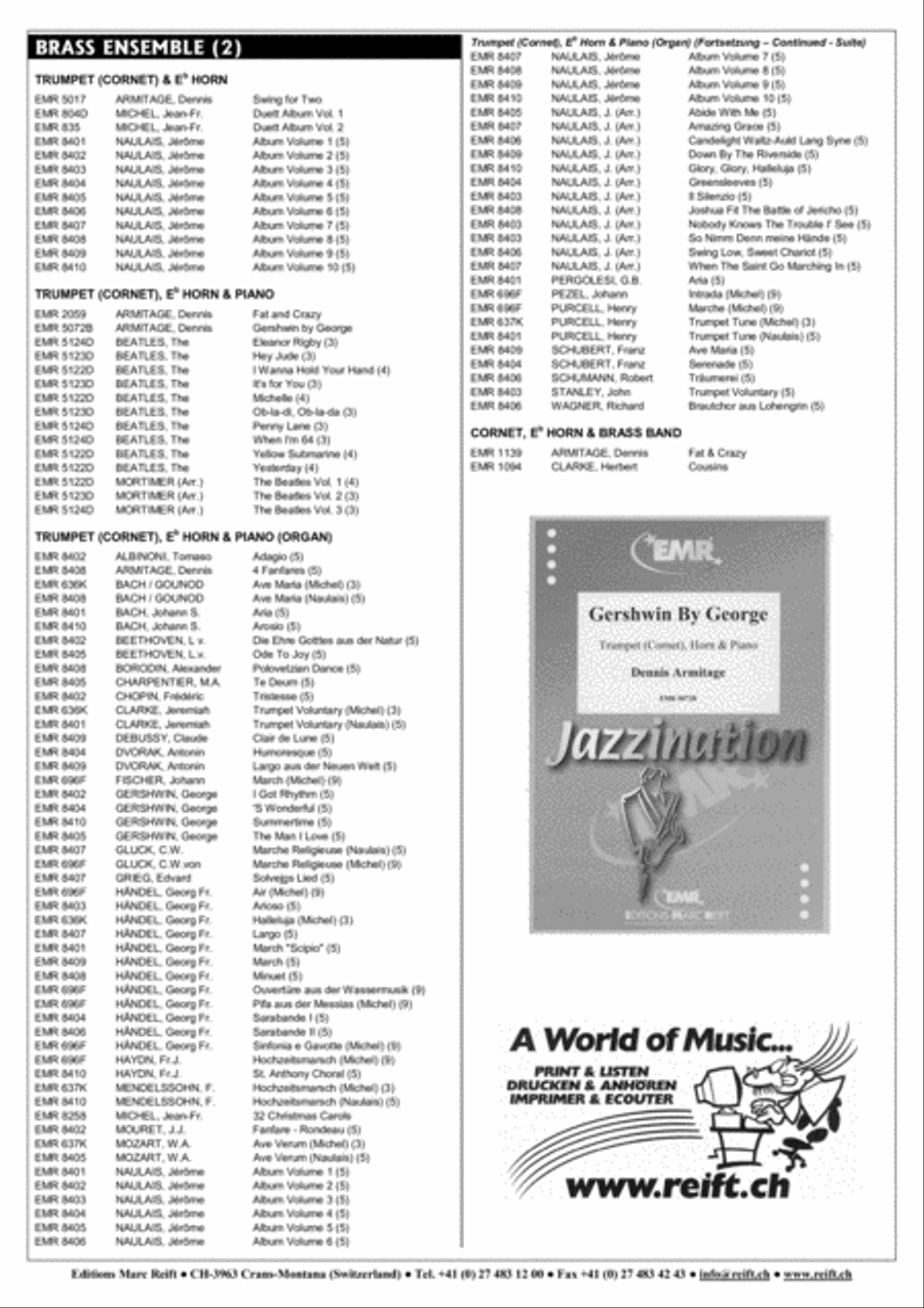 The Beatles Volume 1 Brass Ensemble scores gallery preview page 11