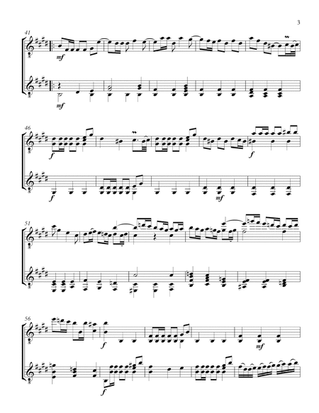 Sonata in E, K. 380 (Guitar Duo) - Score and Parts image number null