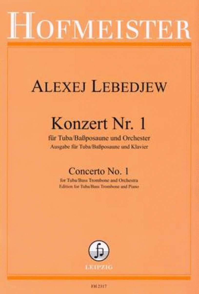 Lebediev - Concerto No 1 Tuba Or Bass Trombone/Piano