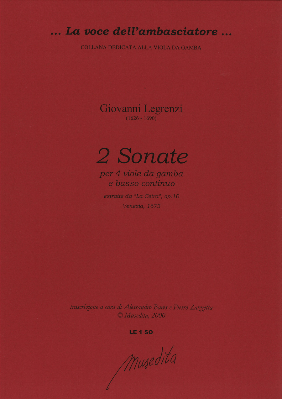 2 Sonate per 4 viole da gamba e b.c. (Venezia, 1673)