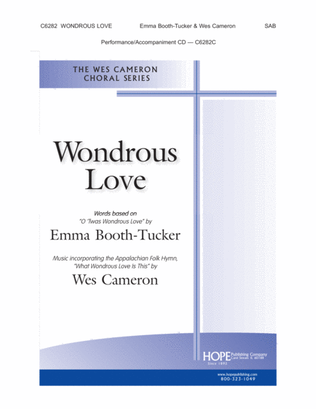 Book cover for Wondrous Love