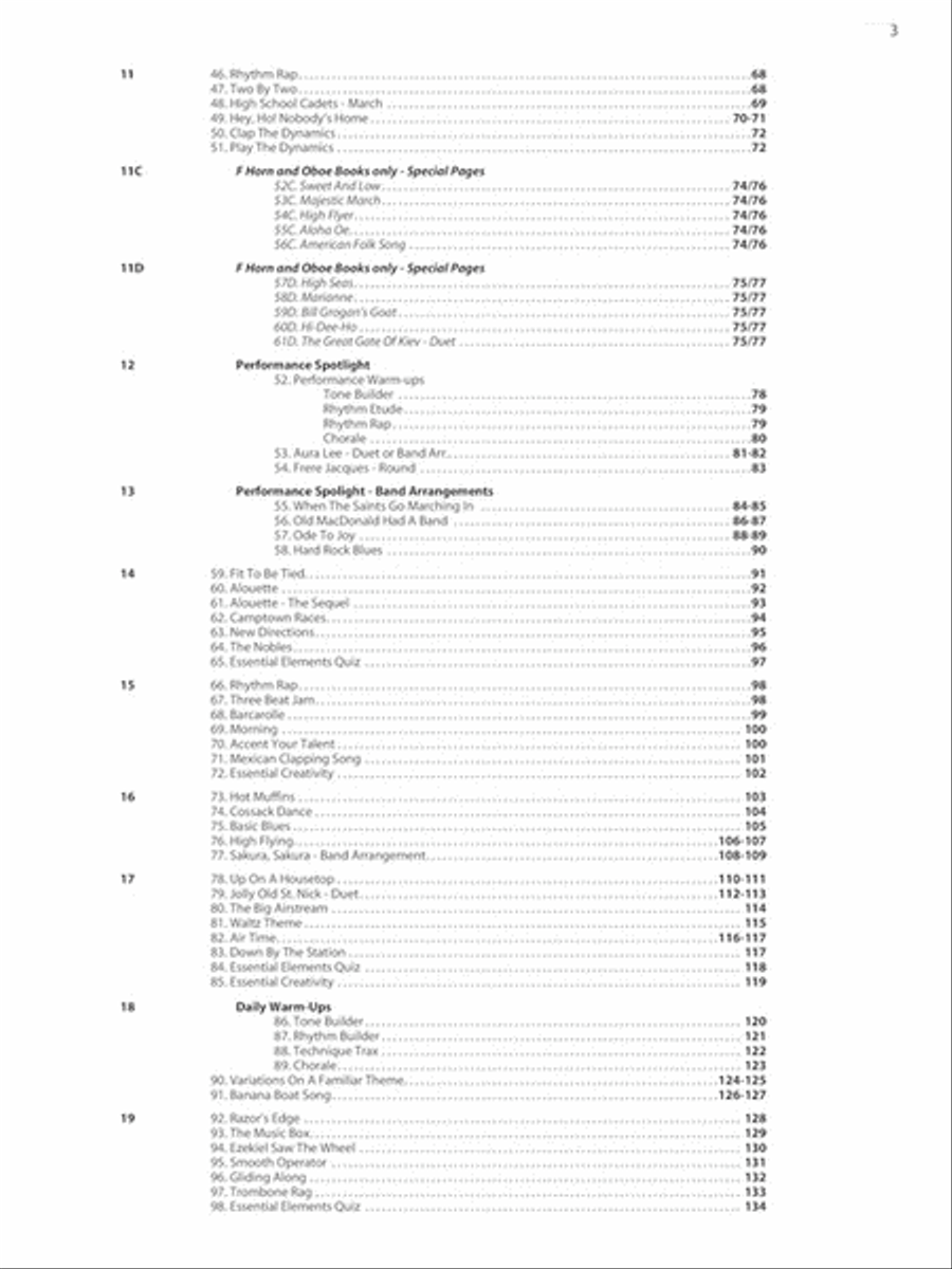Essential Elements for Band – Conductor Book 1 with Online Resources Concert Band Methods scores gallery preview page 4