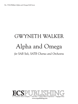 Book cover for Alpha and Omega (Downloadable Orchestra Score)