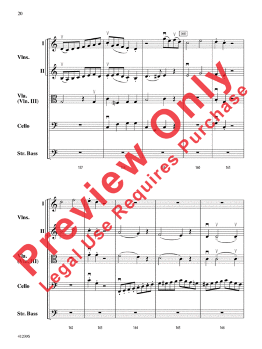Allegro Molto Allegro Molto String Orchestra scores gallery preview page 21