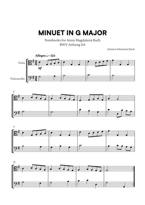 Minuet in G Major (BWV Anh. 114) (for Viola and Cello)