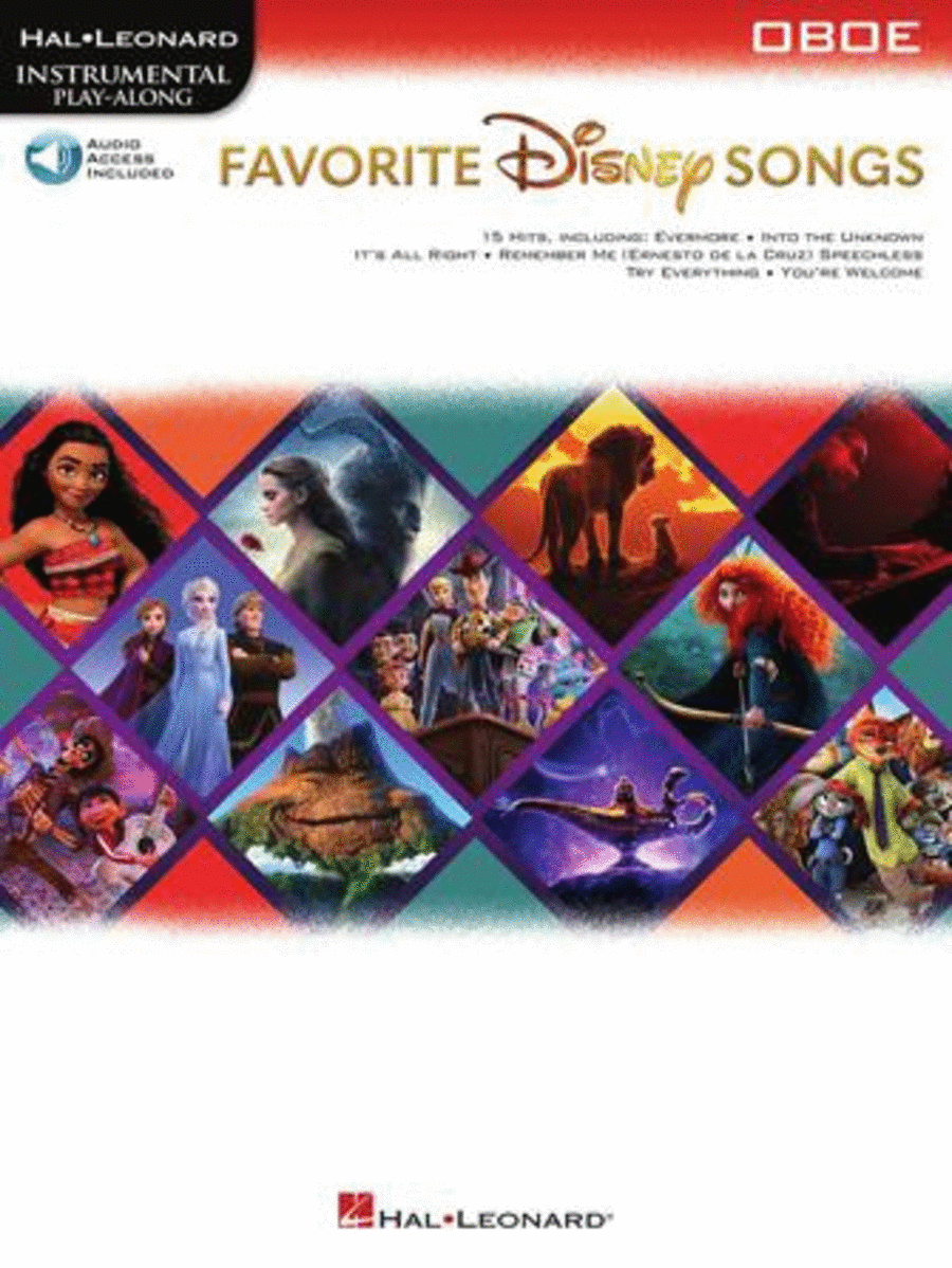 Favorite Disney Songs Favorite Disney Songs Oboe scores gallery preview page 1