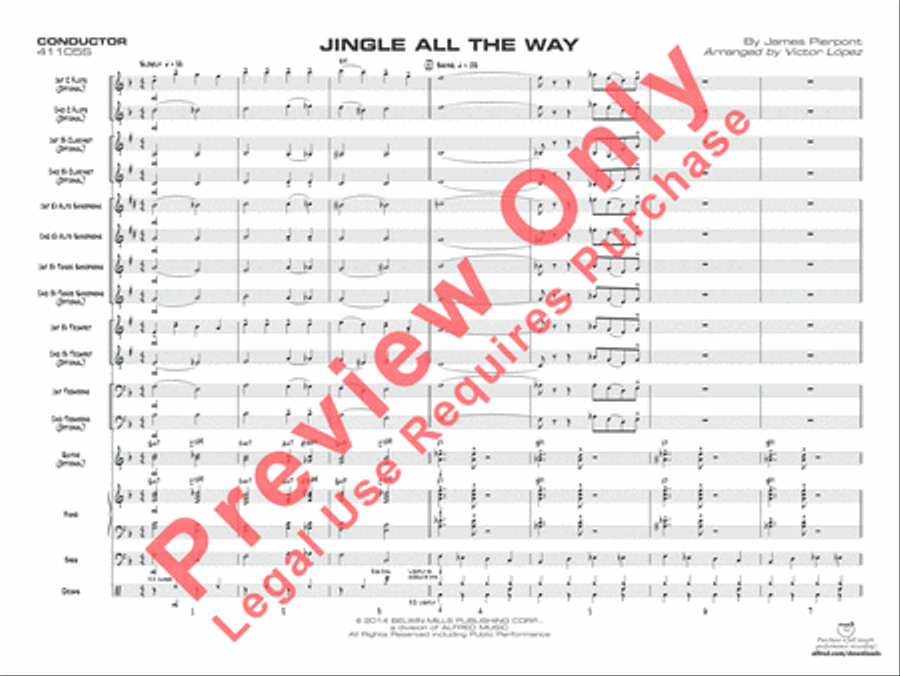 Jingle All the Way Jazz Ensemble scores gallery preview page 2