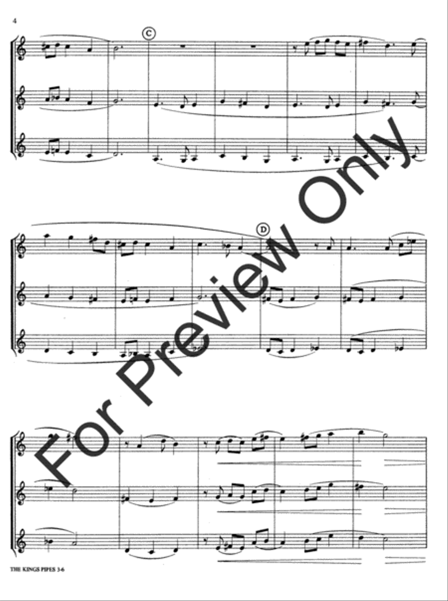 The King's Pipesrio B-Flat Trumpet scores gallery preview page 5