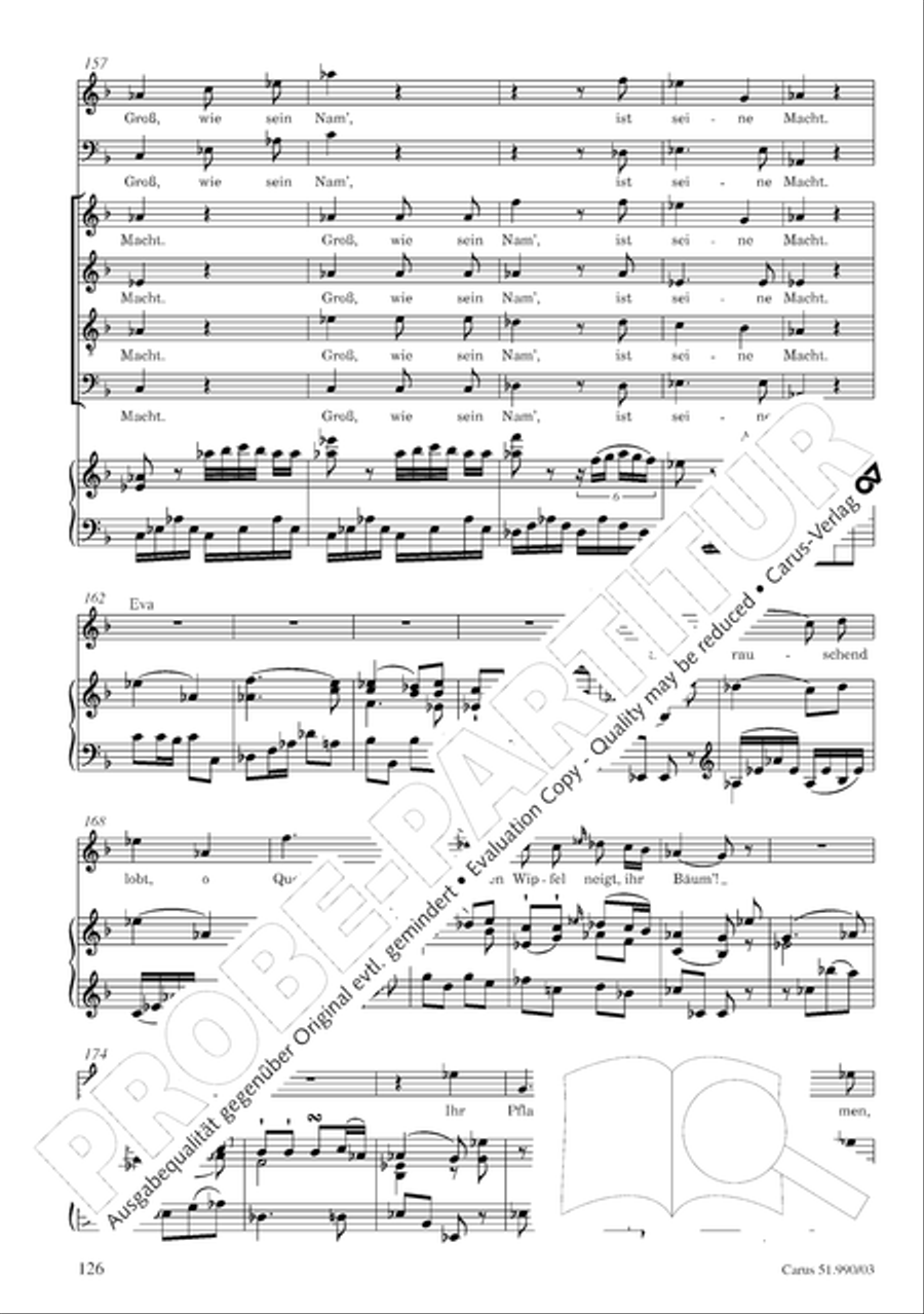 The Creation (Die Schopfung) The Creation (Die Schopfung) 4-Part scores gallery preview page 129