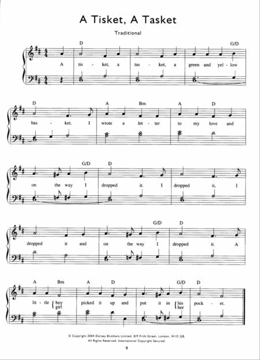 The Big Book of Nursery Rhymes and Children's Songs Piano, Vocal, Guitar scores gallery preview page 2