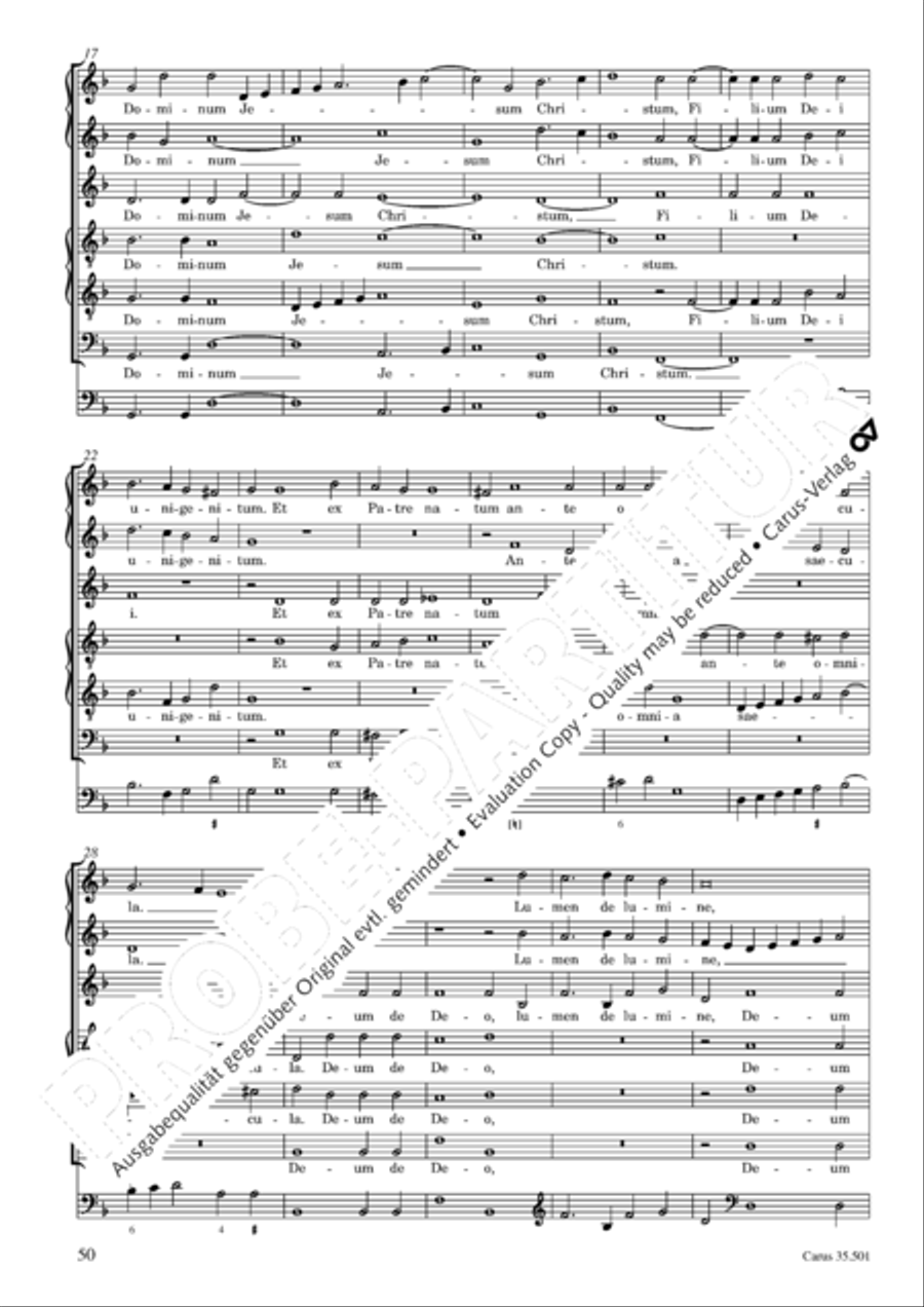 Palestrina: Masses and individual movements Score scores gallery preview page 65