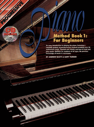 Book cover for Progressive Piano Method Book 1 (Book/CD)
