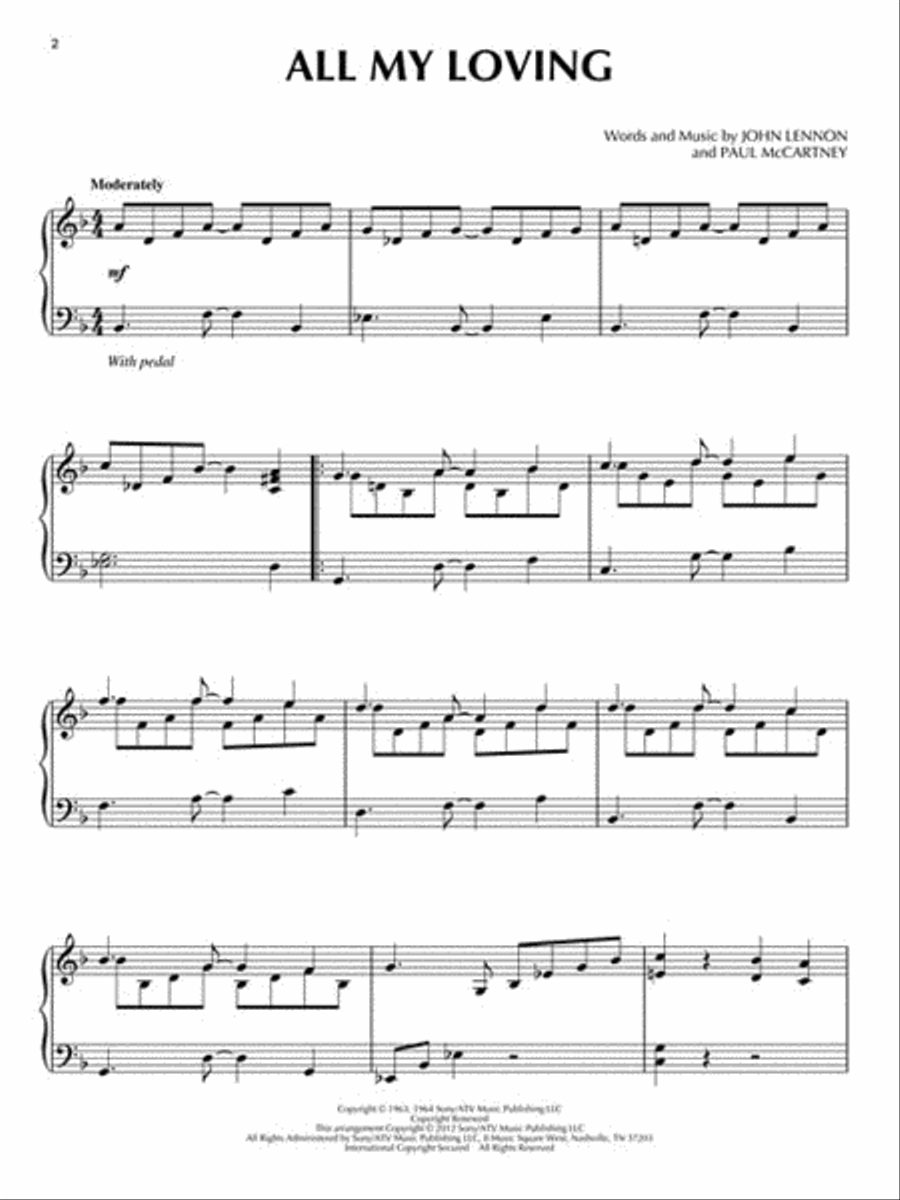 The Beatles Piano Solos - 2nd Edition