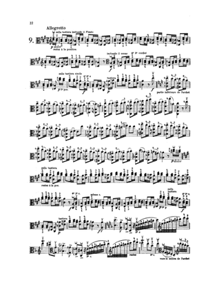 Paganini: Twenty-four Caprices, Op. 1 No. 9 (Transcribed for Viola Solo)