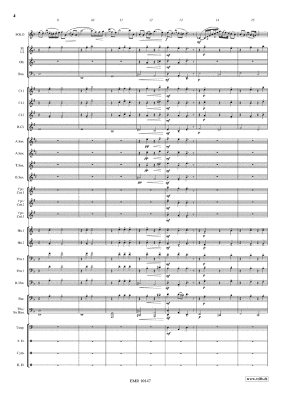 Csardas Concert Band scores gallery preview page 5