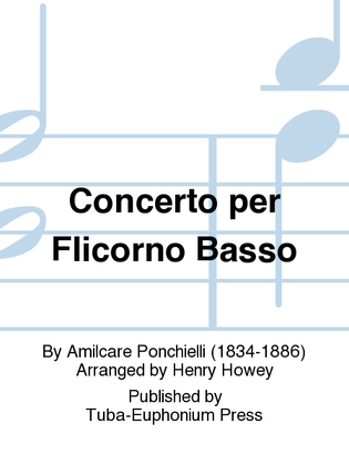 Book cover for Concerto per Flicorno Basso