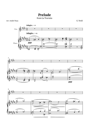 Prelude from La Traviata for piano and flute