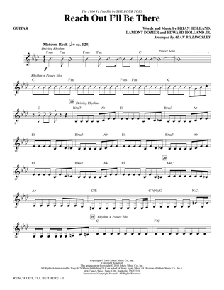 Book cover for Reach Out I'll Be There (arr. Alan Billingsley) - Guitar