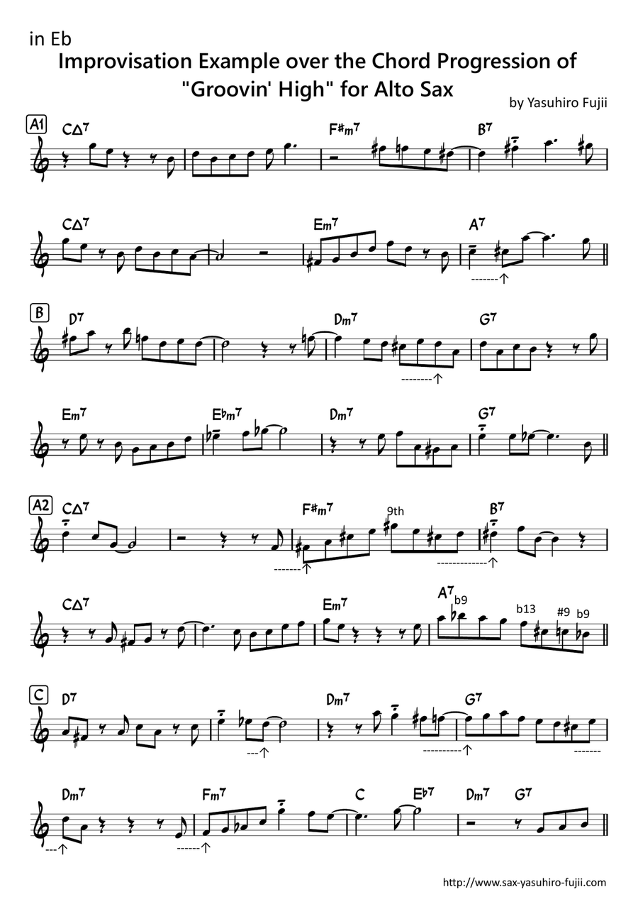 Improvisation saxophone clearance