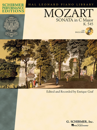 Book cover for Mozart - Sonata in C Major, K. 545, "Sonata Facile"