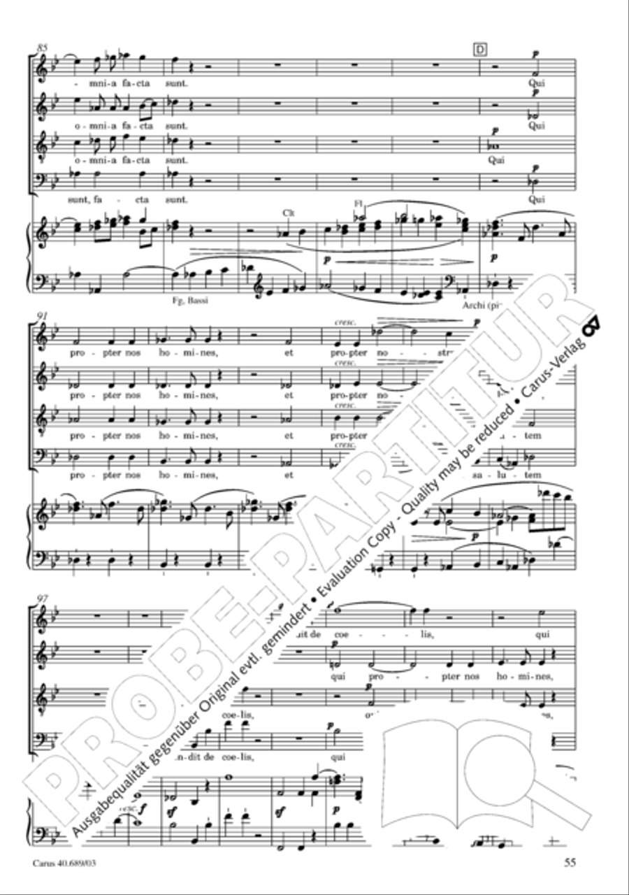 Missa solemnis Missa solemnis 4-Part scores gallery preview page 56