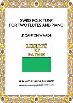 Swiss Folk Dance for two flutes and piano – 21 Canton Waadt – Venus-Galopp
