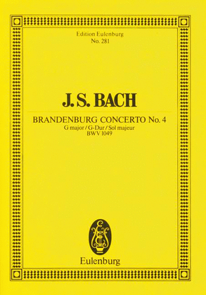 Book cover for Brandenburg Concerto No. 4 G major