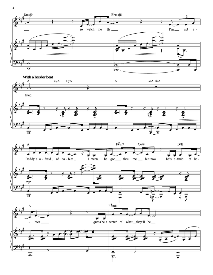 I'm Not Afraid Of Anything (from Songs for a New World) Piano, Vocal scores gallery preview page 4