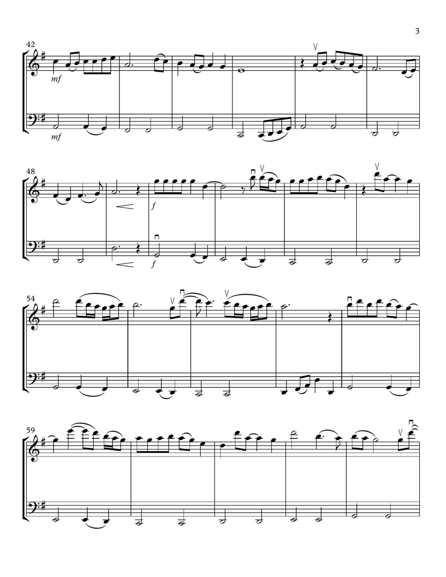 Why I Love You String Duet scores gallery preview page 3