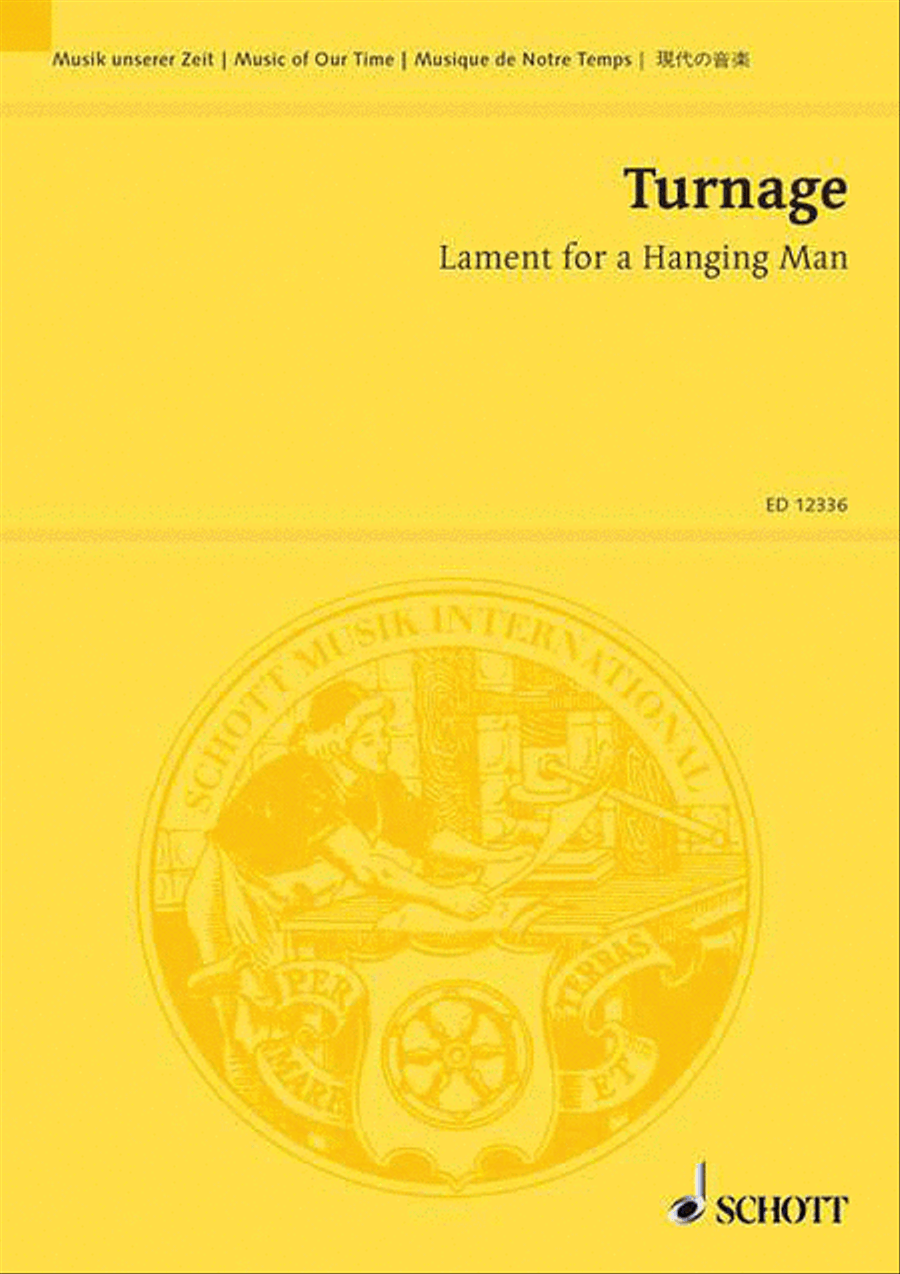 Turnage Lament Hanging Man Stu Soprano Voice scores gallery preview page 1