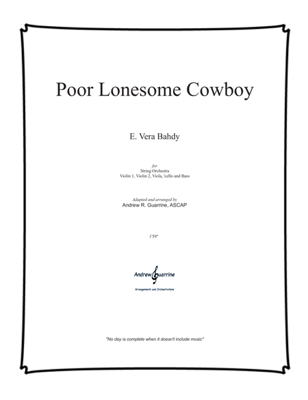 Poor Lonesome Cowboy image number null