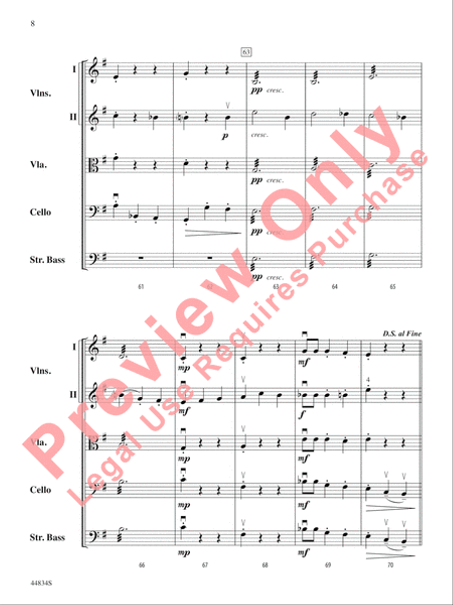 Masquerade String Orchestra scores gallery preview page 9