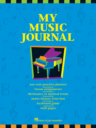 My Music Journal – Student Assignment Book