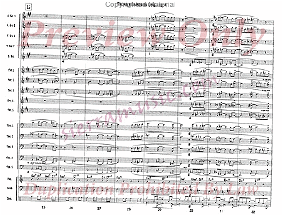Taking A Chance On Love Jazz Ensemble scores gallery preview page 5
