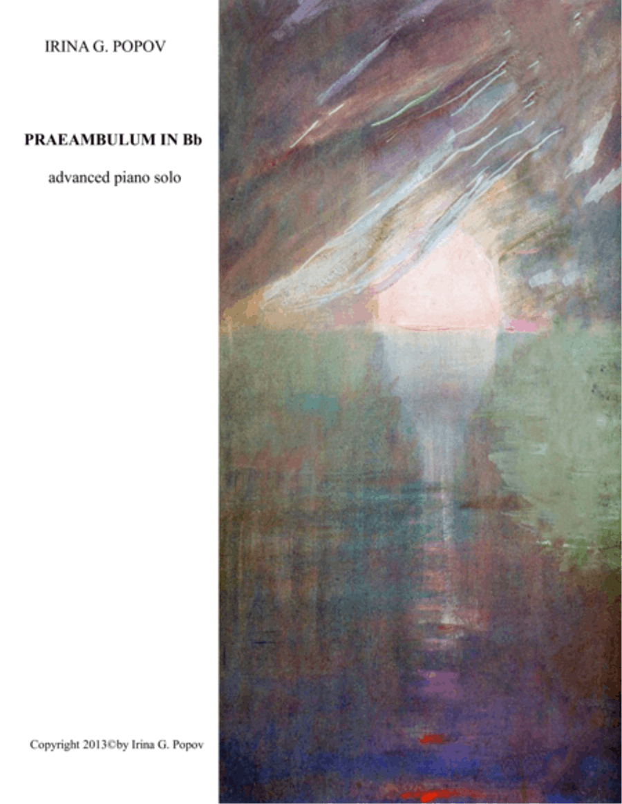 Praeambulum in Bb Piano Solo scores gallery preview page 1