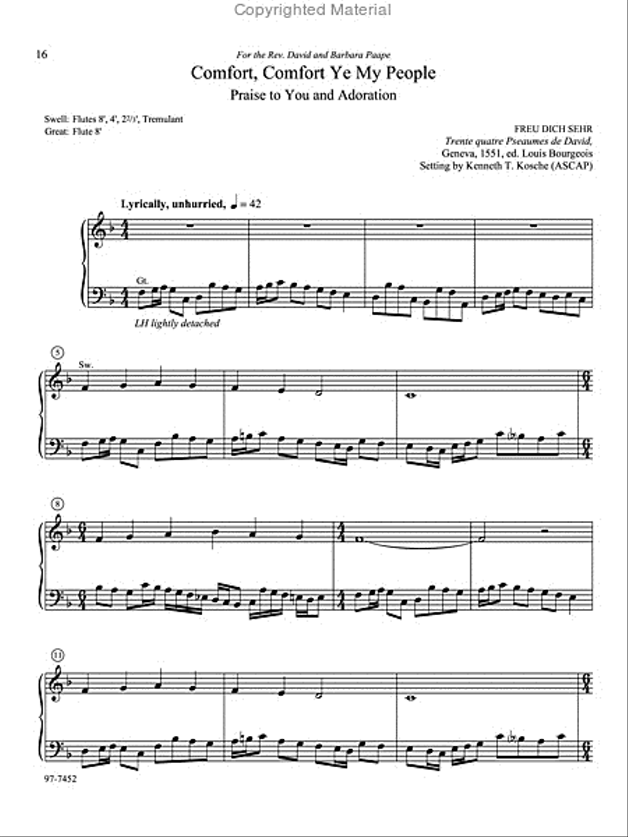 For Manuals Only, Set 1 Organ scores gallery preview page 6