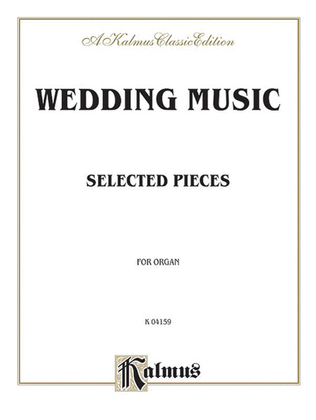 Book cover for Wedding Music for Organ