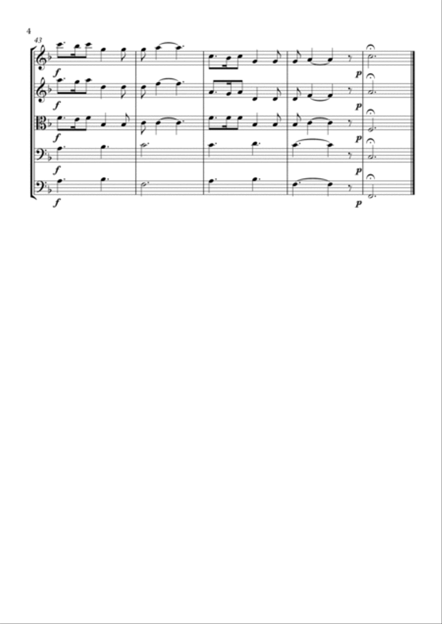 The Skye Boat Song from Outlander String Orchestra scores gallery preview page 4