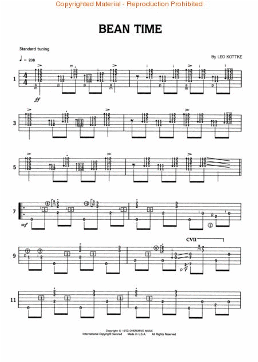 Eight Songs Acoustic Guitar scores gallery preview page 3