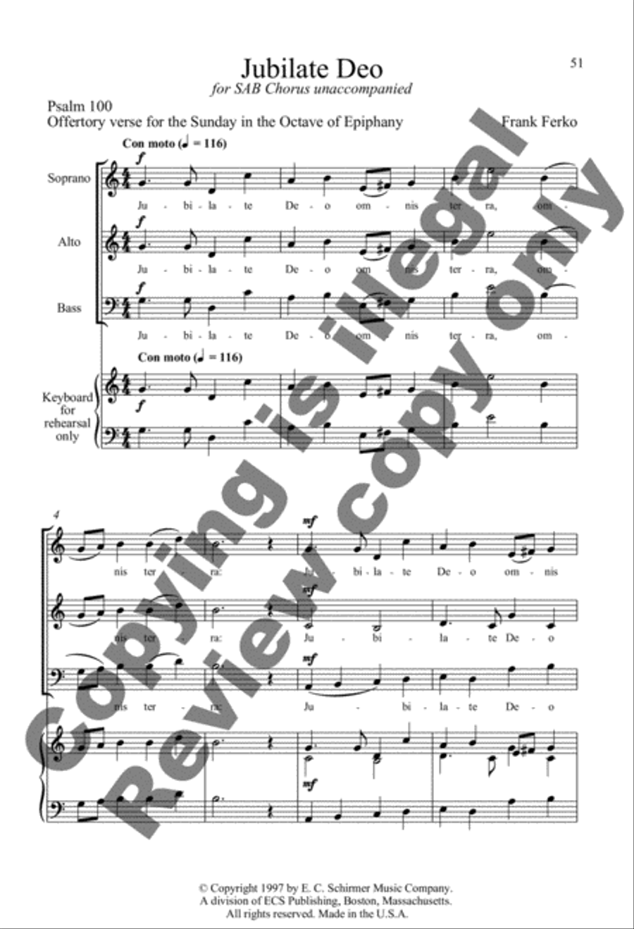 Somerset Anthem Books, Volume V (General) 3-Part scores gallery preview page 11