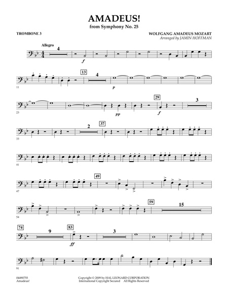 Amadeus! - Trombone 3