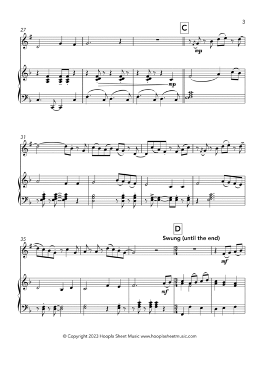 The Ash Groove (The Ash Grove) Trumpet Solo scores gallery preview page 3