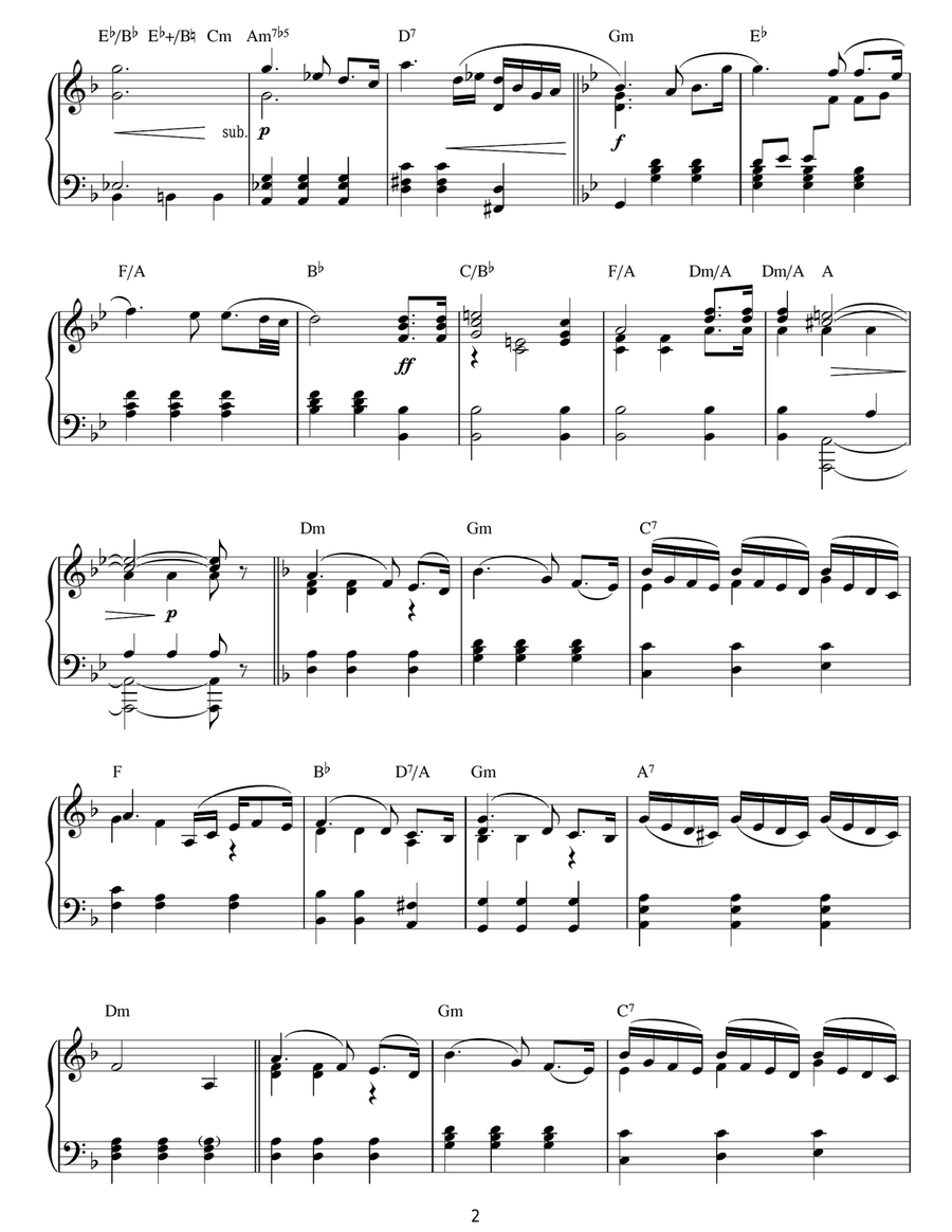 Chess Chess Piano Solo scores gallery preview page 2