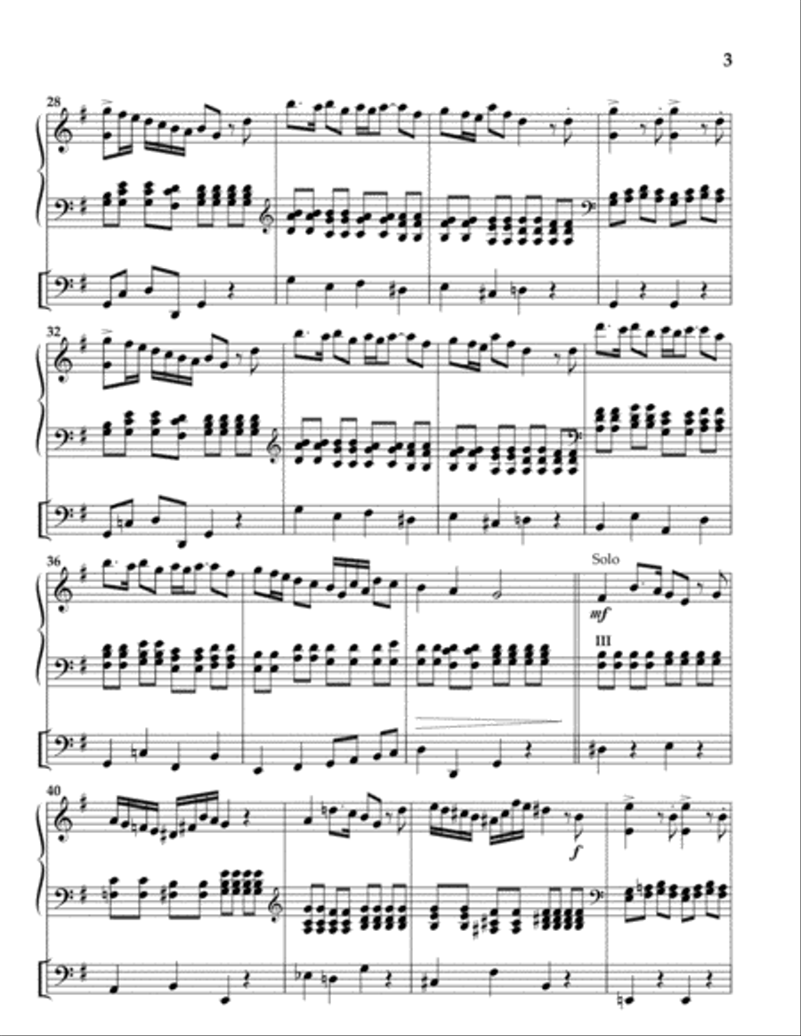 Rule Britannia Organ scores gallery preview page 3