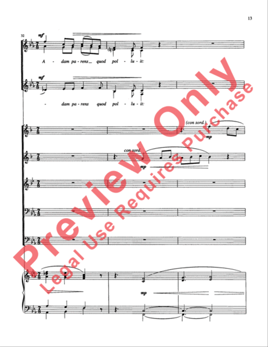 Make We Joy Now Choir scores gallery preview page 13