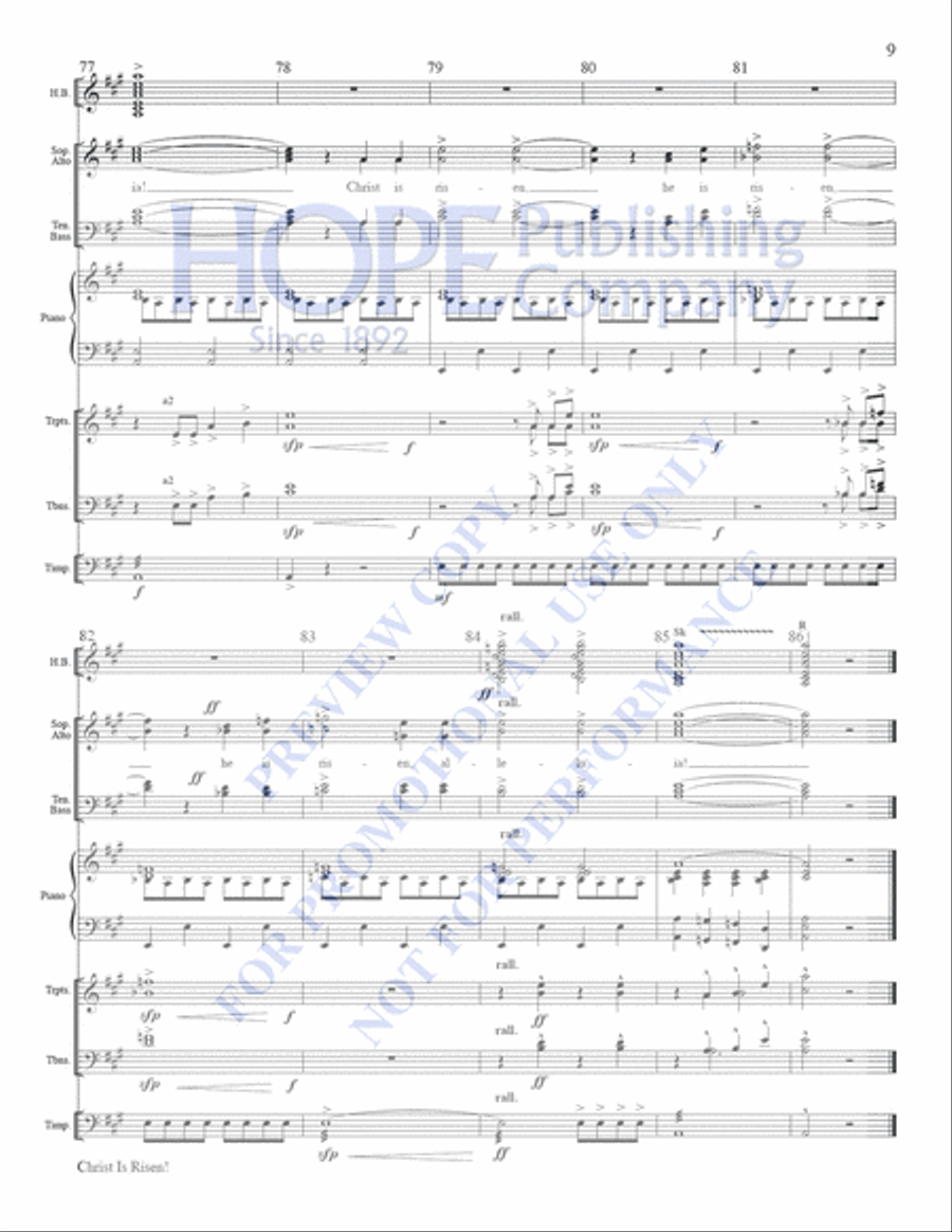 Christ Is Risen! Choir scores gallery preview page 10
